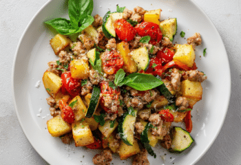 Italian Ground Turkey Skillet