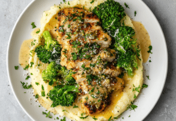 Chicken Piccata and Mashed Potatoes