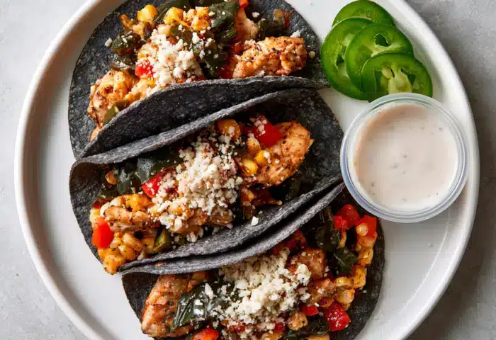 Chipotle Chicken Adobo Tacos
