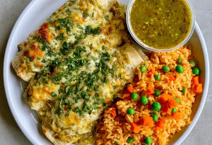 Shredded Chicken Enchilada Verde
