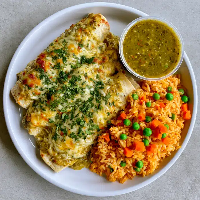Shredded Chicken Enchilada Verde
