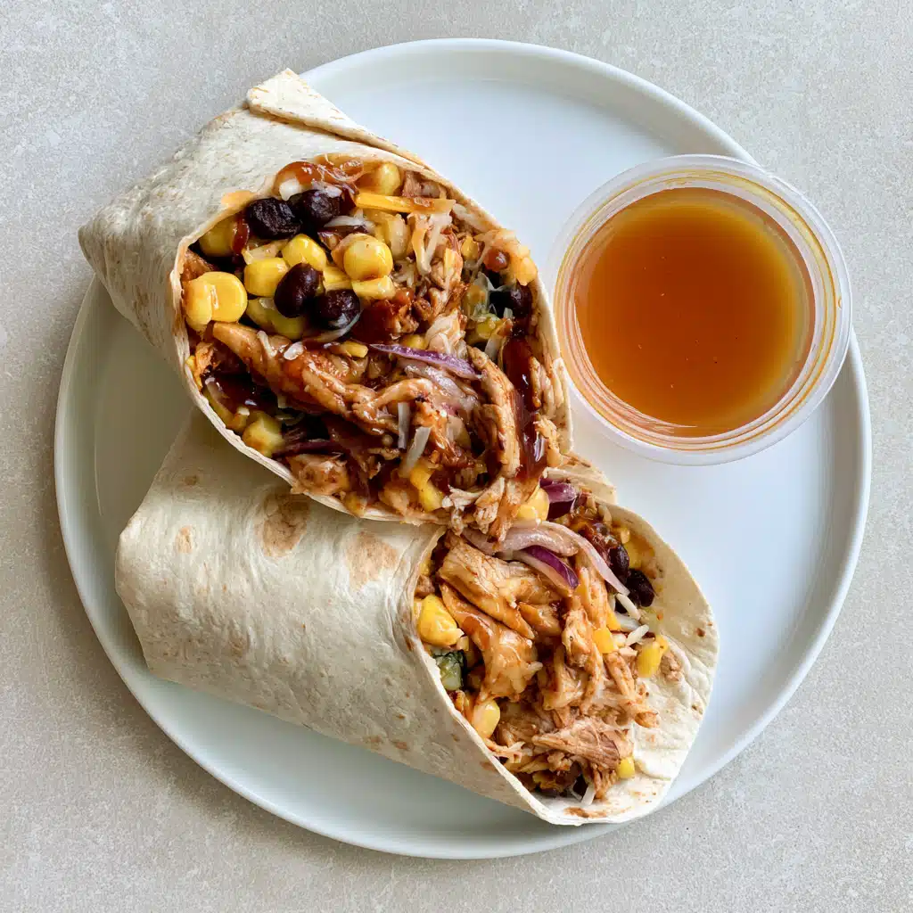 Hot Honey Chipotle Shredded Chicken Wrap