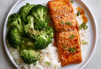 Spicy Chili Salmon with Jasmine Rice